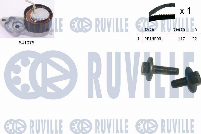 Ruville 550064 - Hammashihnasarja inparts.fi