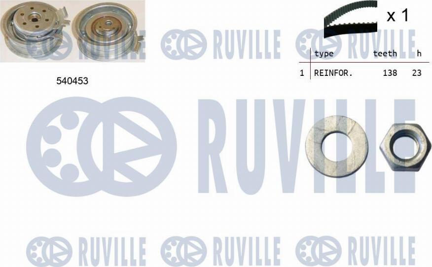 Ruville 550013 - Hammashihnasarja inparts.fi