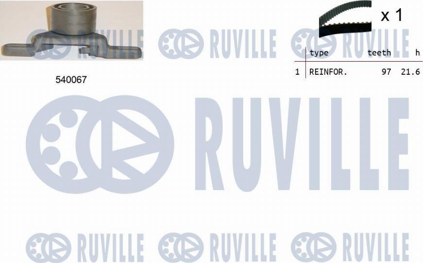 Ruville 550086 - Hammashihnasarja inparts.fi