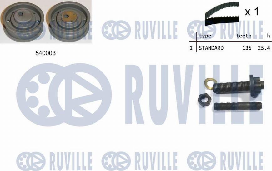 Ruville 550071 - Hammashihnasarja inparts.fi