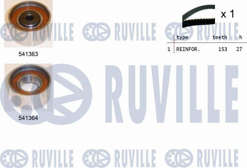 Ruville 550307 - Hammashihnasarja inparts.fi