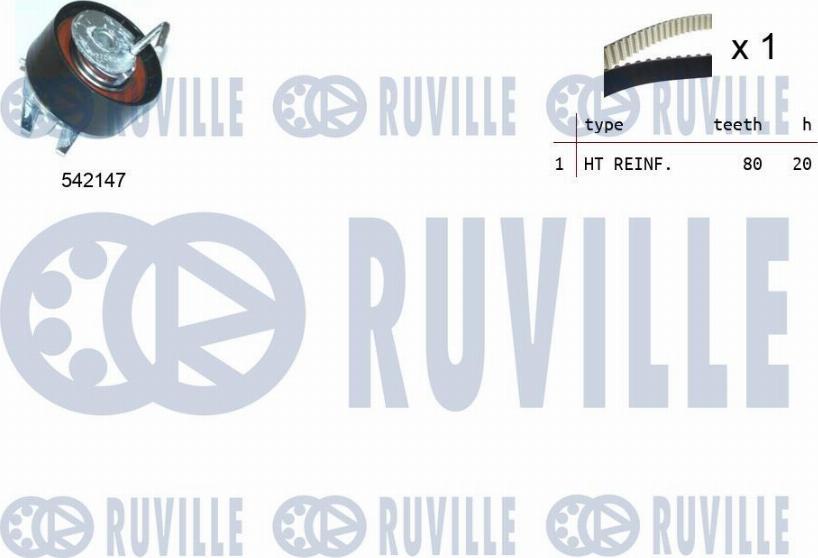 Ruville 550388 - Hammashihnasarja inparts.fi