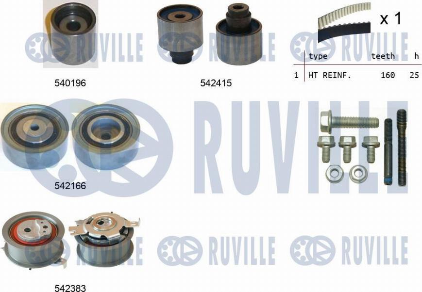 Ruville 550335 - Hammashihnasarja inparts.fi