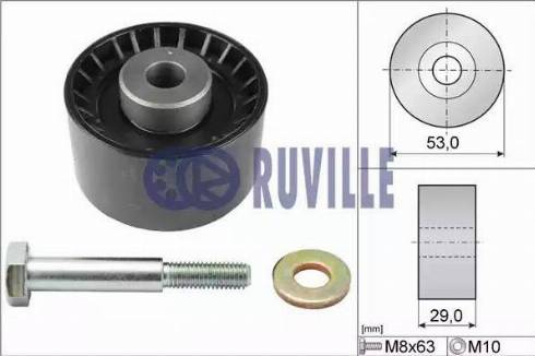 Ruville 55898 - Ohjainrulla, hammashihna inparts.fi