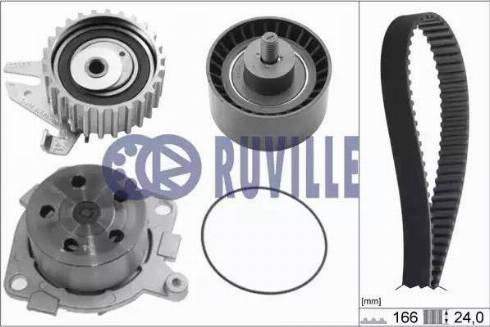 Ruville 55850711 - Vesipumppu + jakohihnasarja inparts.fi