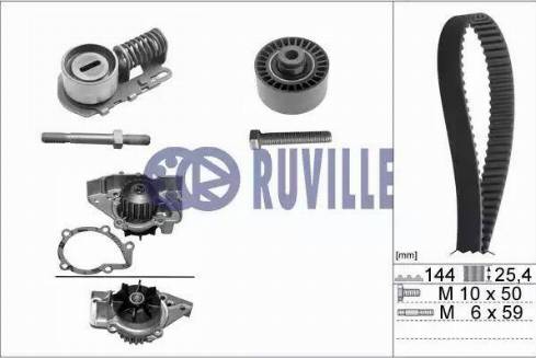 Ruville 56623701 - Vesipumppu + jakohihnasarja inparts.fi