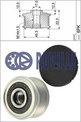 Ruville 56844 - Vesipumppu inparts.fi