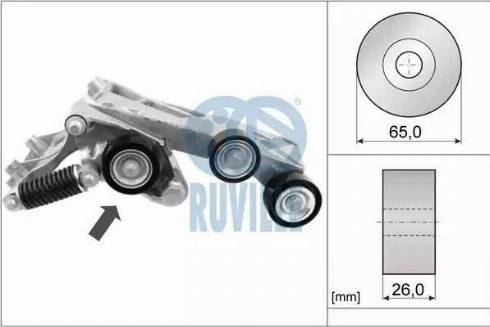 Ruville 57508 - Hihnankiristin, moniurahihna inparts.fi