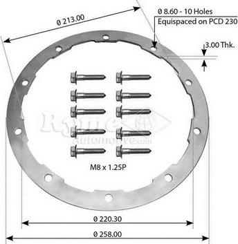 Automotive RYME 0414290 - Ruuvi, jarrulevy inparts.fi