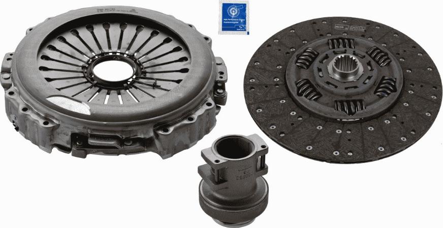 SACHS 3400 700 534 - Kytkinpaketti inparts.fi