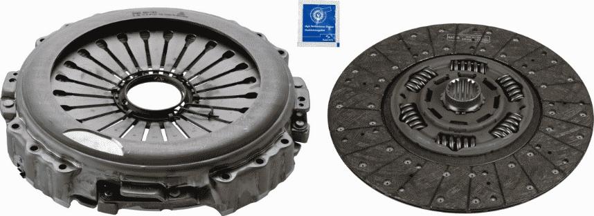 SACHS 3400 700 537 - Kytkinpaketti inparts.fi