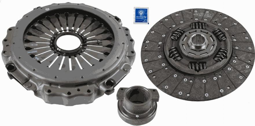 SACHS 3400 700 668 - Kytkinpaketti inparts.fi