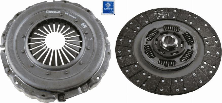 SACHS 3400 700 623 - Kytkinpaketti inparts.fi