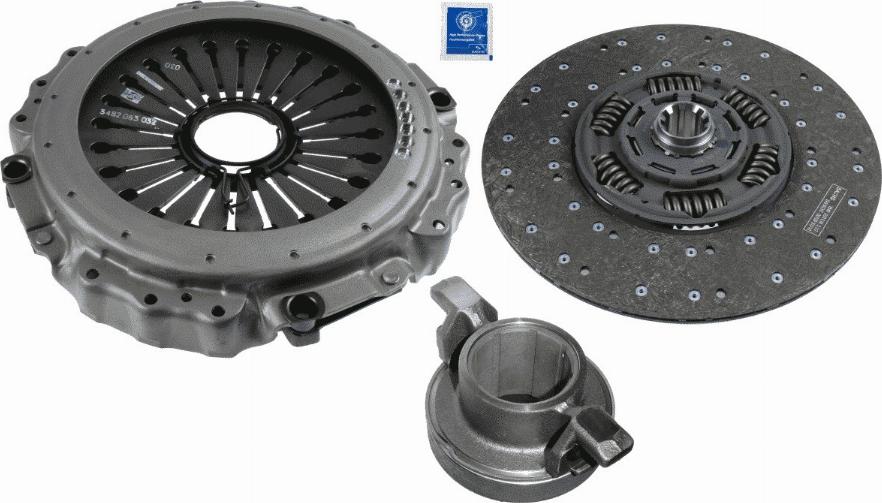 SACHS 3400 700 379 - Kytkinpaketti inparts.fi