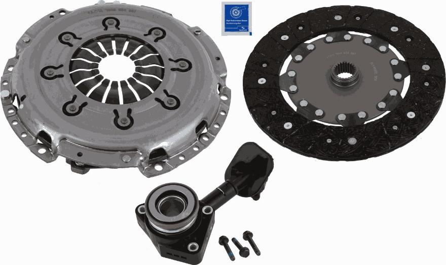 SACHS 3000 990 487 - Kytkinpaketti inparts.fi