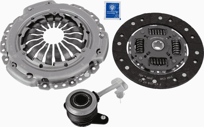 SACHS 3000 990 504 - Kytkinpaketti inparts.fi