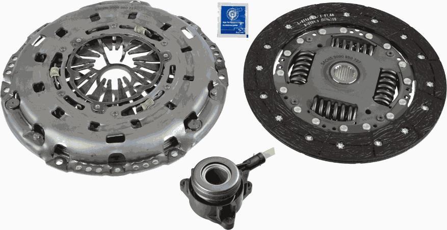 SACHS 3000 990 529 - Kytkinpaketti inparts.fi