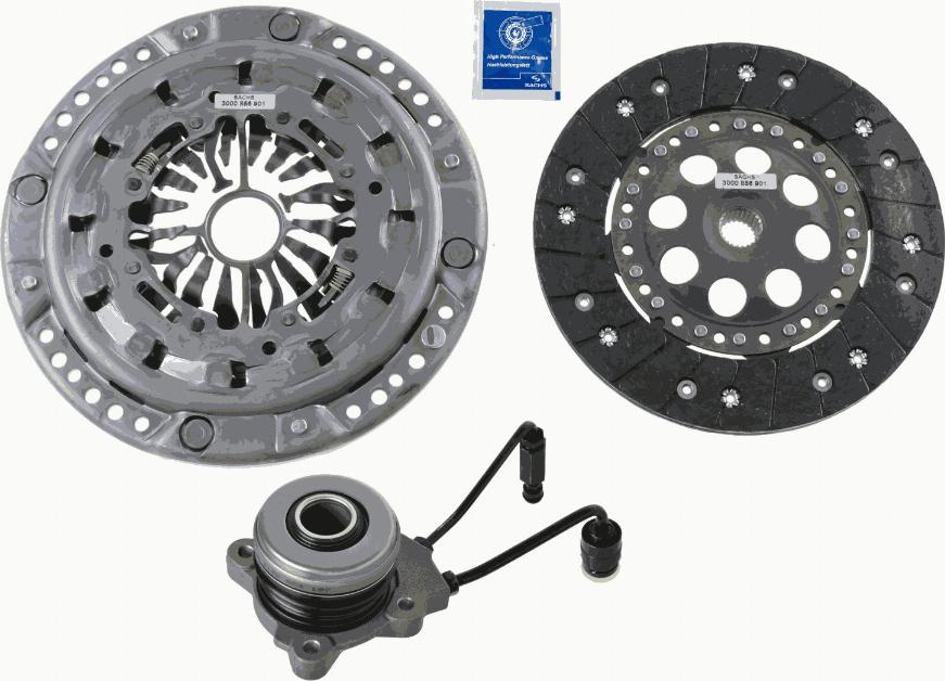 SACHS 3000 990 049 - Kytkinpaketti inparts.fi