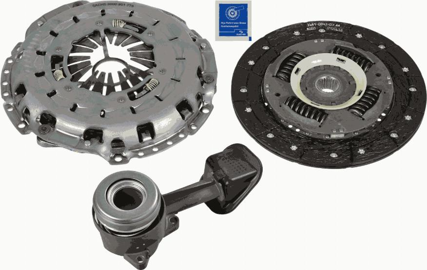 SACHS 3000 990 395 - Kytkinpaketti inparts.fi