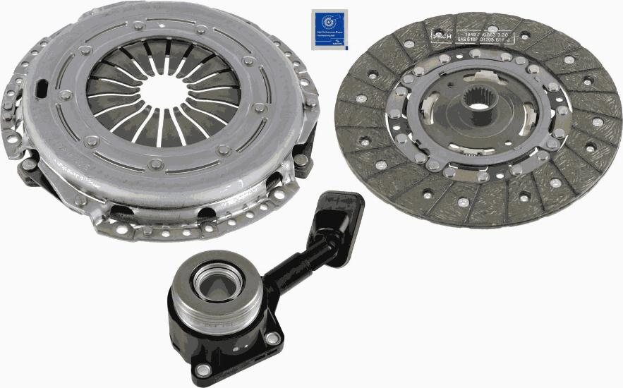 SACHS 3000 990 392 - Kytkinpaketti inparts.fi