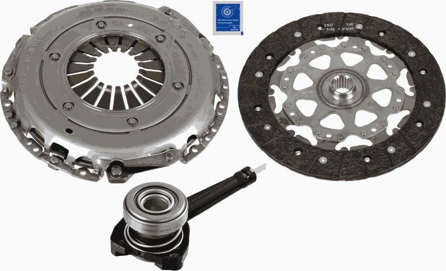 SACHS 3000 990 397 - Kytkinpaketti inparts.fi