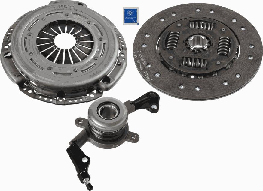 SACHS 3000 990 353 - Kytkinpaketti inparts.fi