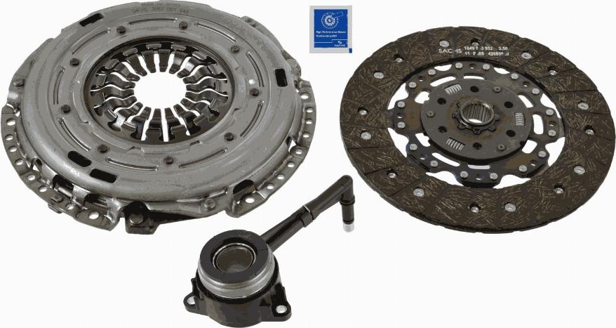 SACHS 3000 990 328 - Kytkinpaketti inparts.fi