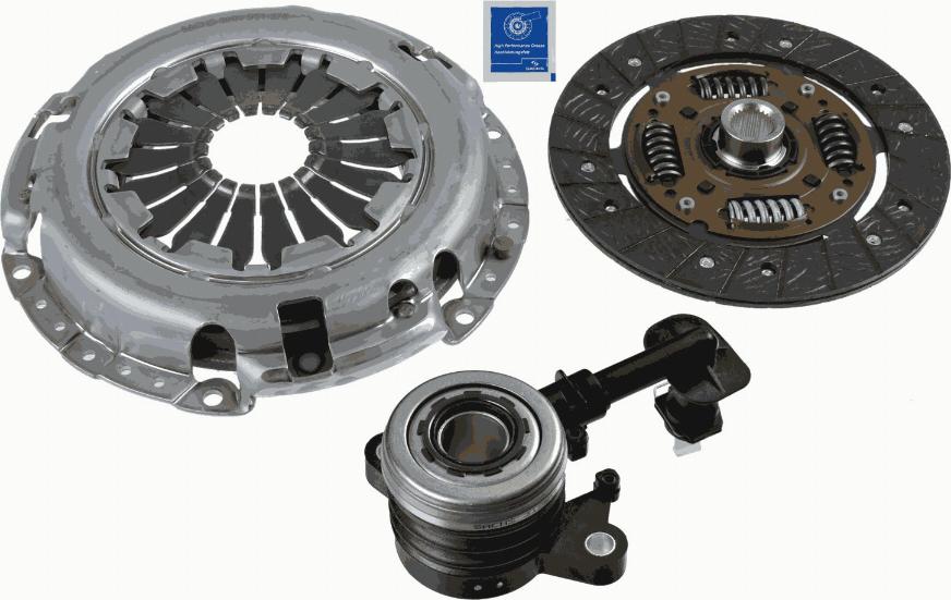 SACHS 3000 990 323 - Kytkinpaketti inparts.fi