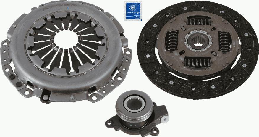 SACHS 3000 990 256 - Kytkinpaketti inparts.fi