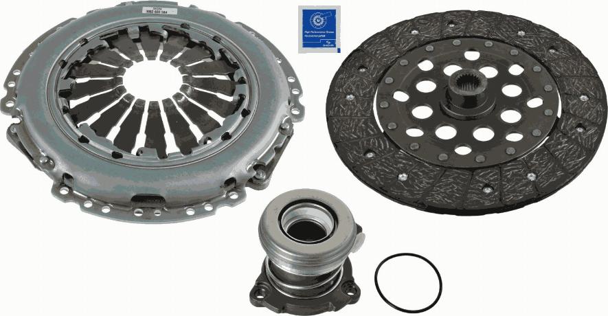 SACHS 3000 990 261 - Kytkinpaketti inparts.fi