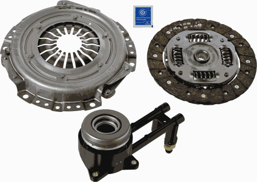 SACHS 3000 990 214 - Kytkinpaketti inparts.fi