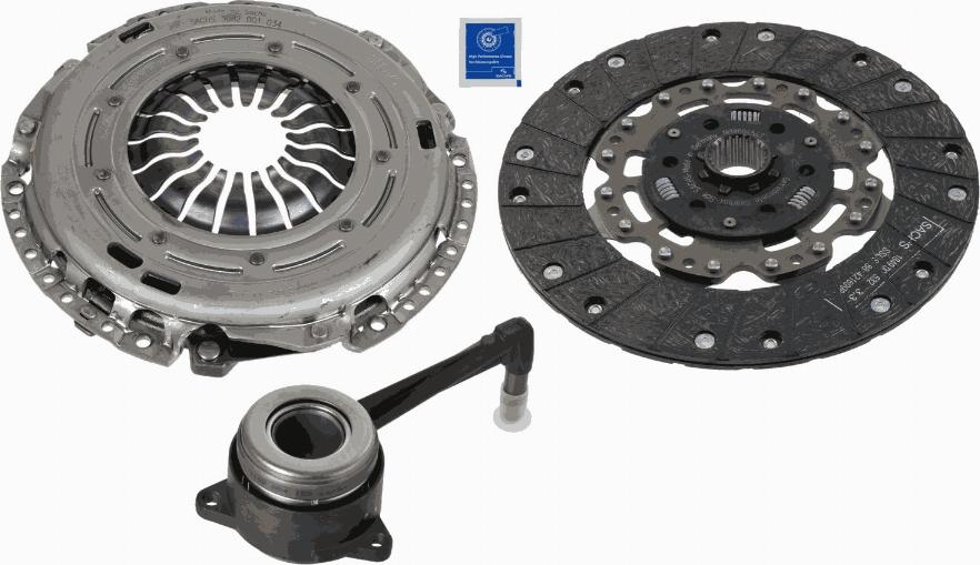 SACHS 3000 990 210 - Kytkinpaketti inparts.fi