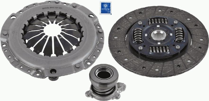 SACHS 3000 990 289 - Kytkinpaketti inparts.fi