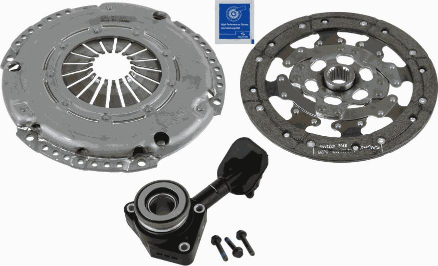 SACHS 3000 990 224 - Kytkinpaketti inparts.fi