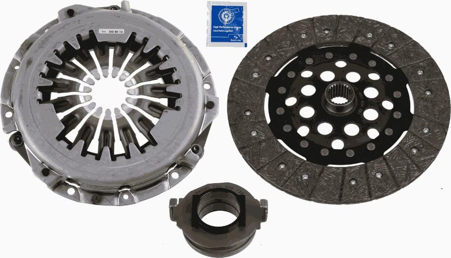 SACHS 3000 954 043 - Kytkinpaketti inparts.fi