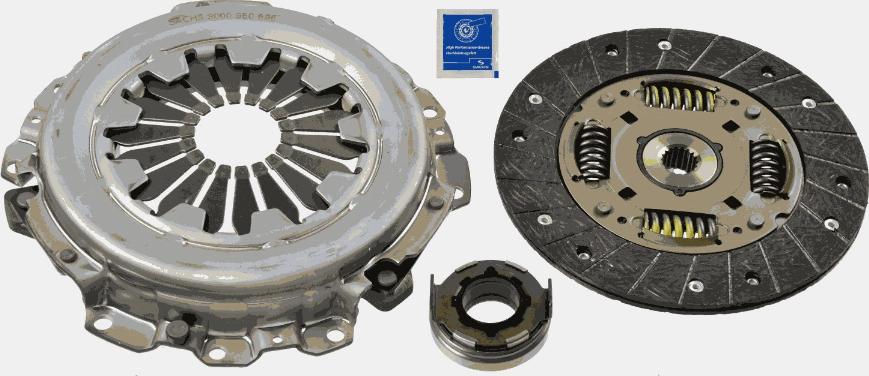 SACHS 3000 950 657 - Kytkinpaketti inparts.fi