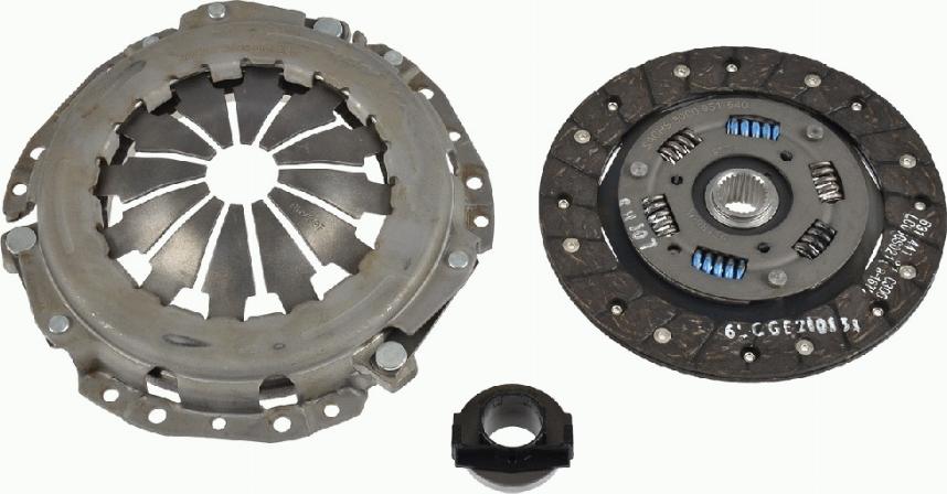 SACHS 3000 951 540 - Kytkinpaketti inparts.fi