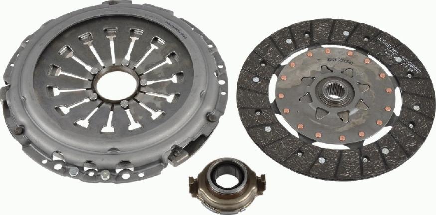 SACHS 3000 951 541 - Kytkinpaketti inparts.fi