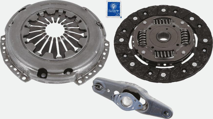 SACHS 3000 951 624 - Kytkinpaketti inparts.fi