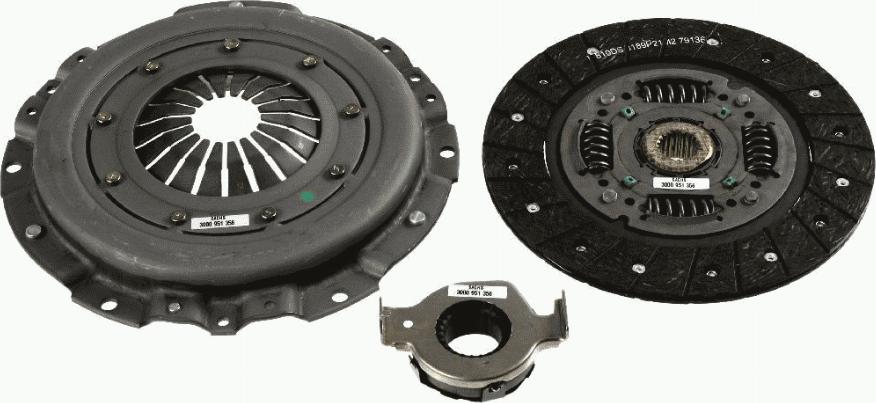 SACHS 3 000 951 356 - Kytkinpaketti inparts.fi