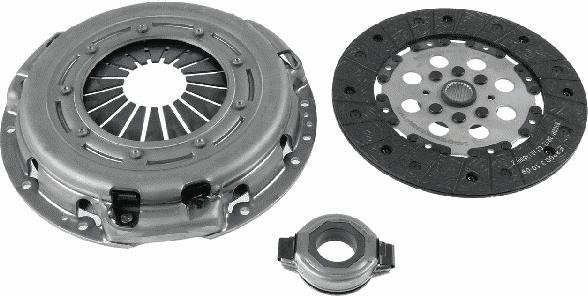 SACHS 3 000 951 384 - Kytkinpaketti inparts.fi