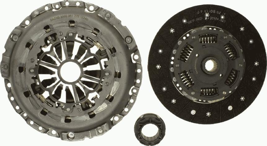 SACHS 3000 951 226 - Kytkinpaketti inparts.fi