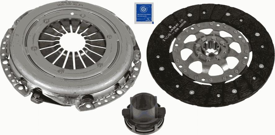 SACHS 3000 970 092 - Kytkinpaketti inparts.fi