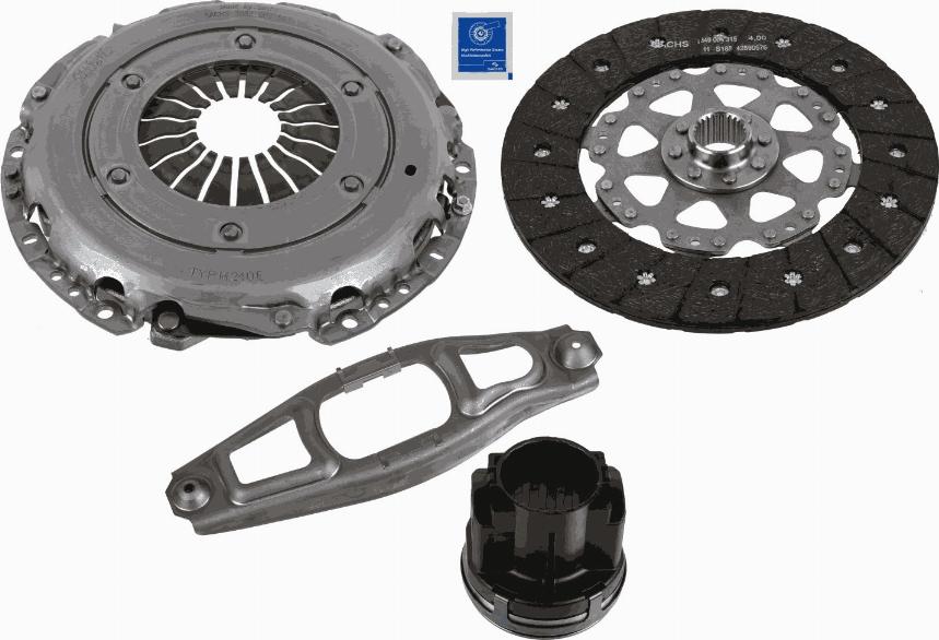 SACHS 3000 970 133 - Kytkinpaketti inparts.fi