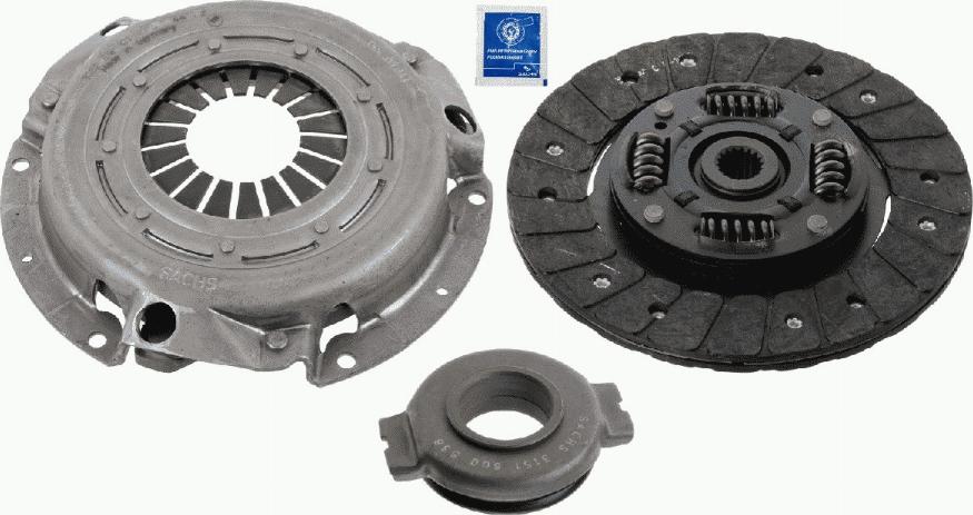 SACHS 3000 825 901 - Kytkinpaketti inparts.fi