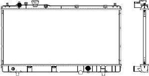 SAKURA Automotive 3301-1024 - Jäähdytin,moottorin jäähdytys inparts.fi