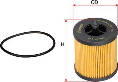 SAKURA Automotive EO-6507 - Öljynsuodatin inparts.fi