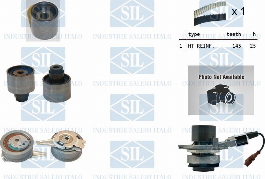 Saleri SIL K1PA1566V - Vesipumppu + jakohihnasarja inparts.fi