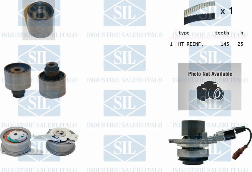 Saleri SIL K2PA1566V - Vesipumppu + jakohihnasarja inparts.fi