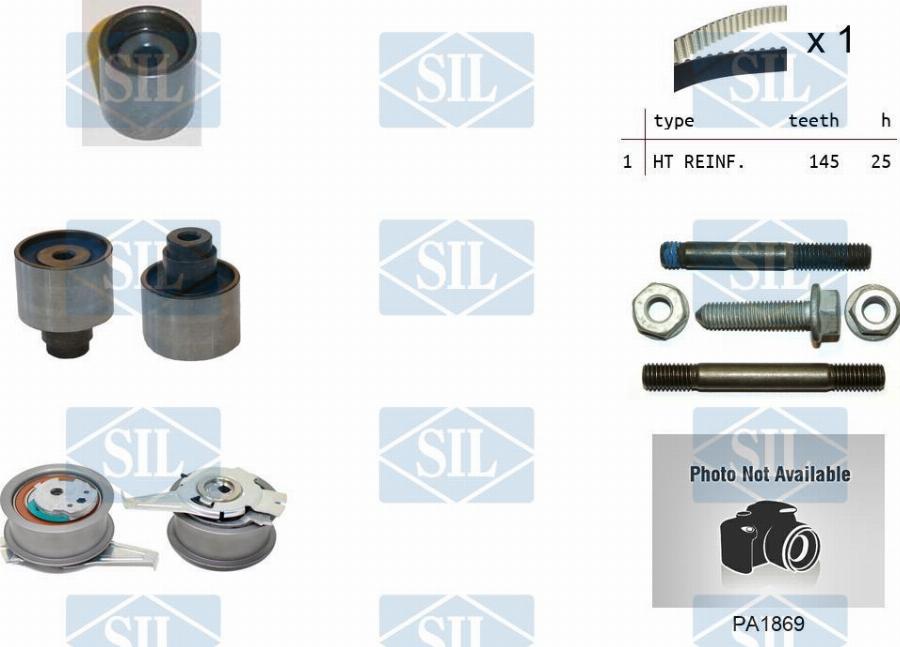 Saleri SIL K2PA1869 - Vesipumppu + jakohihnasarja inparts.fi